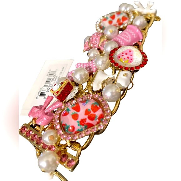 Betsey Johnson NWT Baby Cakes Kitchen Accessories Multi Colored Bracelet (J031) - Picture 2 of 8